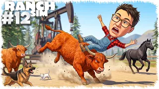 Ранчода АСЫЛ ТҰҚЫМДЫ СИЫРЛАР алдық!🐄МҰНАЙ ӨНДІРІСІН бастадық!🛢️Ranch Simulator) #12