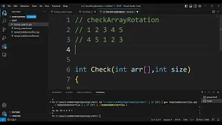 Check Array Rotation DSA Cpp