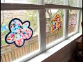 How to Make Tissue Paper Stained Glass Flowers