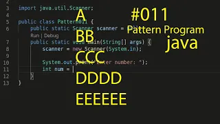 java pattern programming vs code