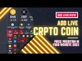 How to add cryptocurrency live price to a website