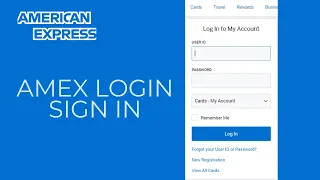AMEX Login American Express Login Sign In Step by Step Tutorial