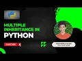 Multiple Inheritance in Python Programming with Pirai Half moon coder