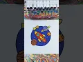 Coloring a Galaxy Rocket and Planets with Art Markers