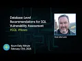 Database-Level Recommendations for SQL Vulnerability - Azure Daily Minute Podcast