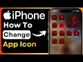 iPhone App Icon Change 2026 Custom Icons Setup iPhone Theme Customize iOS Icon Change Trick