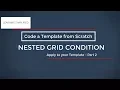 How to Nest Grids with Bootstrap Part2-Code Template from Scratch
