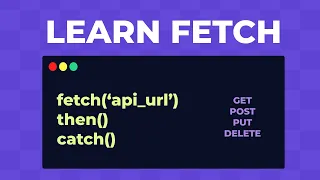 How to integrate api in javascript using fetch All methods Exception Handling