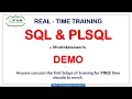 Session - 1 SQL AND PLSQL Real-time practical training Aug 2023 Batch