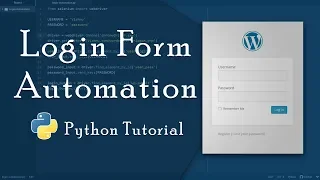 Login Form Web Automation in Python using Selenium