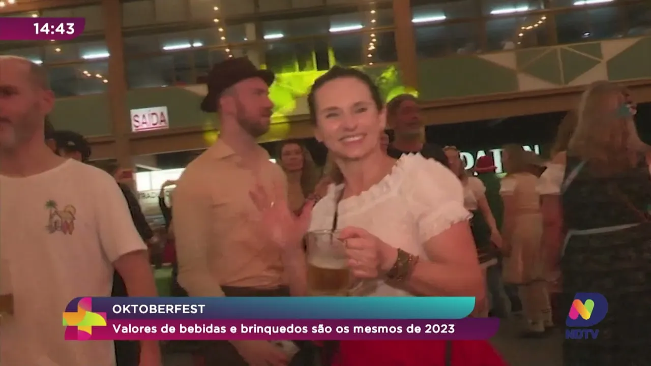 Oktoberfest: valores de bebidas e brinquedos são os mesmos de 2023