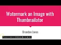 Watermark an image with Thumbnailator and Spring Boot