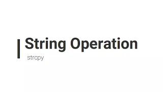 how to copy string into another string in C strcpy