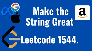 1544 Make The String Great Leetcode 1544 Stack