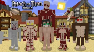 addon titan shifter attack on titan di minecraft pe animasinya gg coy 