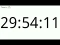 30 Hour Countdown Timer
