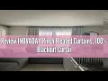 Review INOVADAY Pinch Pleated Curtains 100 Blackout Curtains Thermal Pinch Pleated Curtains Blacko