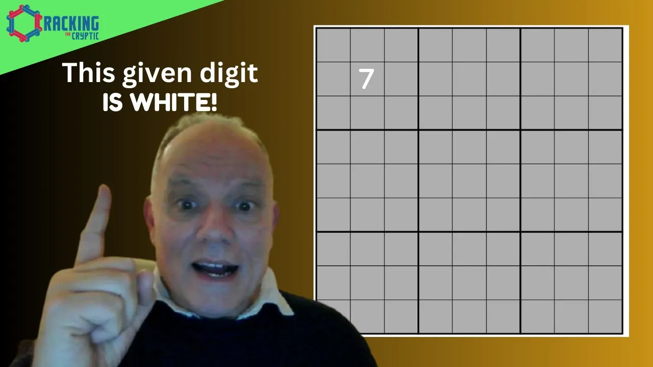 But ... the Given Digit is WHITE!