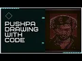 Drawing Pushpa Allu Arjun with coding AA Pushpa