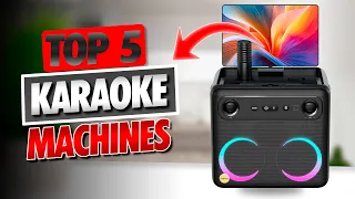 Top 5 Best KARAOKE MACHINES on Amazon 2026 Cheap Wireless Mics Portable Battery Powered