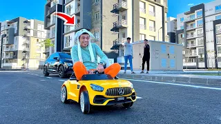 لما امك تجيب لاخوك الصغير عربيه جديده وينزل بيها الشارع السلسيلي 