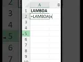 Create Your Own Functions in Excel with LAMBDA