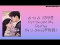Download Lagu Ai Ya Ai Lyrics 哎呀愛 Ost You Are My Destiny-Li Junyi李俊毅
