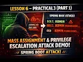 Lesson 6 - Practical 3 Part 1 Mass Assignment Privilege Escalation Attack Demo in Spring Boot