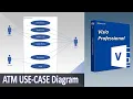 Draw Use-Case Diagram in Microsoft Visio ATM Machine UML Diagrams on Visio