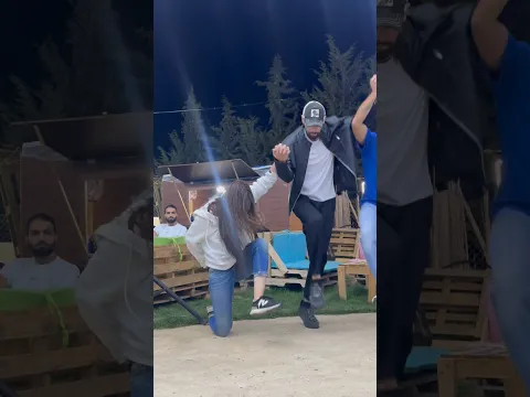 حركاتي الاغرب والاخطر ام الجود على الارض بتفنن🫵🏻dabke lebanon