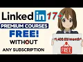 Linkedin Learning Free Online Courses With Certificate Lifetime Access Free Linkedin Courses