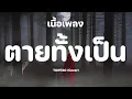 ตายทั้งเป็น - แจ้ ดนุพล | TOWTAO (Cover) [ เนื้อเพลง ]