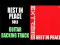 Rest In Peace | Guitar Backing Track | Solo Section | Extreme | Nuno Bettencourt