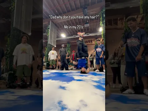 Bald spot incoming #breakdance #bboy