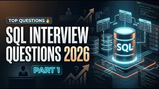 SQL Interview Questions You MUST Know in 2026 Top SQL Questions Queries with Answers PART 1