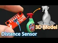 3D Reconstruction with a Tiny Distance Sensor
