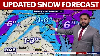 DC Snow Forecast Advisories Warnings across the DMV