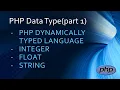 PHP Data Types - Tutorial