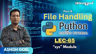 Lec65 sys Module in Python Part-8 Python basics for beginner
