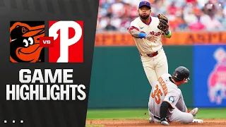 Orioles vs Phillies Game Highlights 25 MLB Highlights