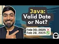 Java Program to Validate a Date Day Month Year