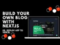 09 Deploy app to Vercel Build Your Own Blog with React Nextjs SSG JAMstack