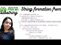 String formation from substring GeeksforGeeks Problem of The Day