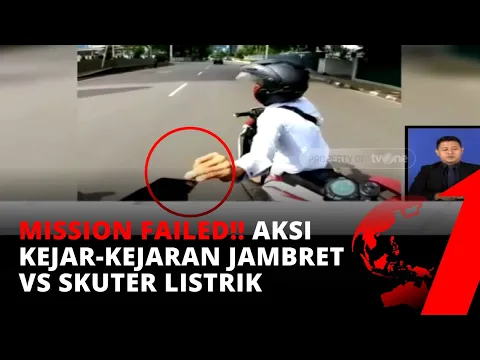 Aksi Penjambretan Pengendara Skuter Listrik Viral di Medsos | tvOne