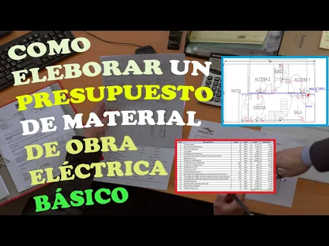 Download MP3 Cómo Elaborar un 📊Presupuesto de Material Obra Eléctrica💡 Básico☑️