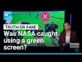 NASA s Artemis II conspiracy theories take off about staged green screen FRANCE 24
