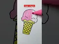 coloring page Creamy ice cream