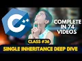 Single Inheritance Deep Dive Examples Code C Tutorials for Beginners