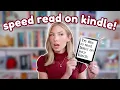 Read Faster On Kindle With This Quick Tip