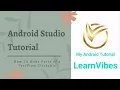 Android Studio Tutorial How to Make Parts of a TextView Clickable